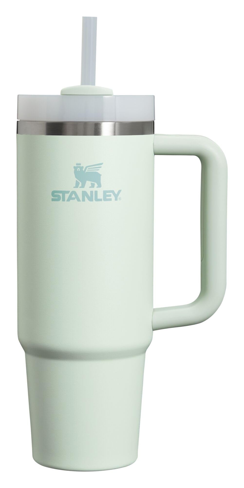 Stanley Quencher H2.0 Tumbler with Handle and Straw 30 oz | Flowstate 3-Position Lid | Cup Holder Compatible for Travel | Insulated Stainless Steel Cup | BPA-Free | Rose Quartz 2.0