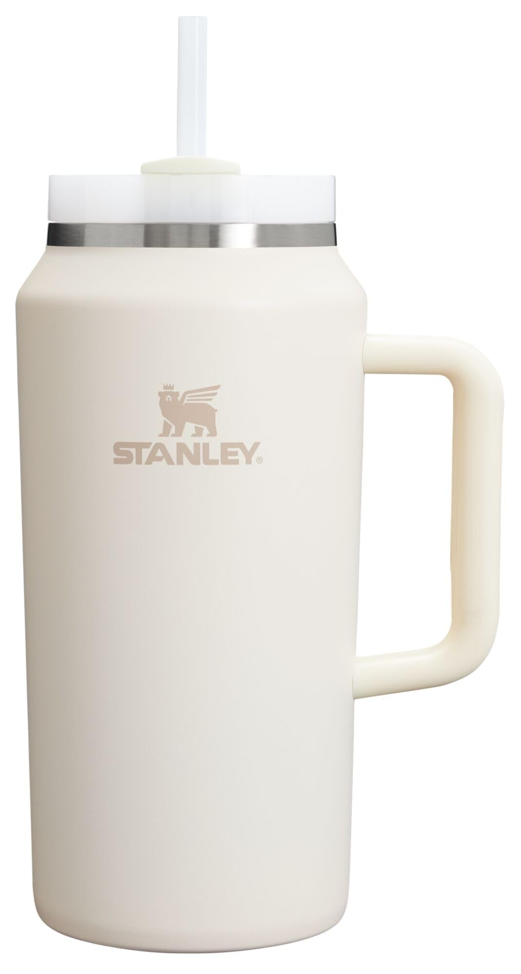 Stanley Quencher H2.0 Tumbler with Handle and Straw 30 oz | Flowstate 3-Position Lid | Cup Holder Compatible for Travel | Insulated Stainless Steel Cup | BPA-Free | Rose Quartz 2.0