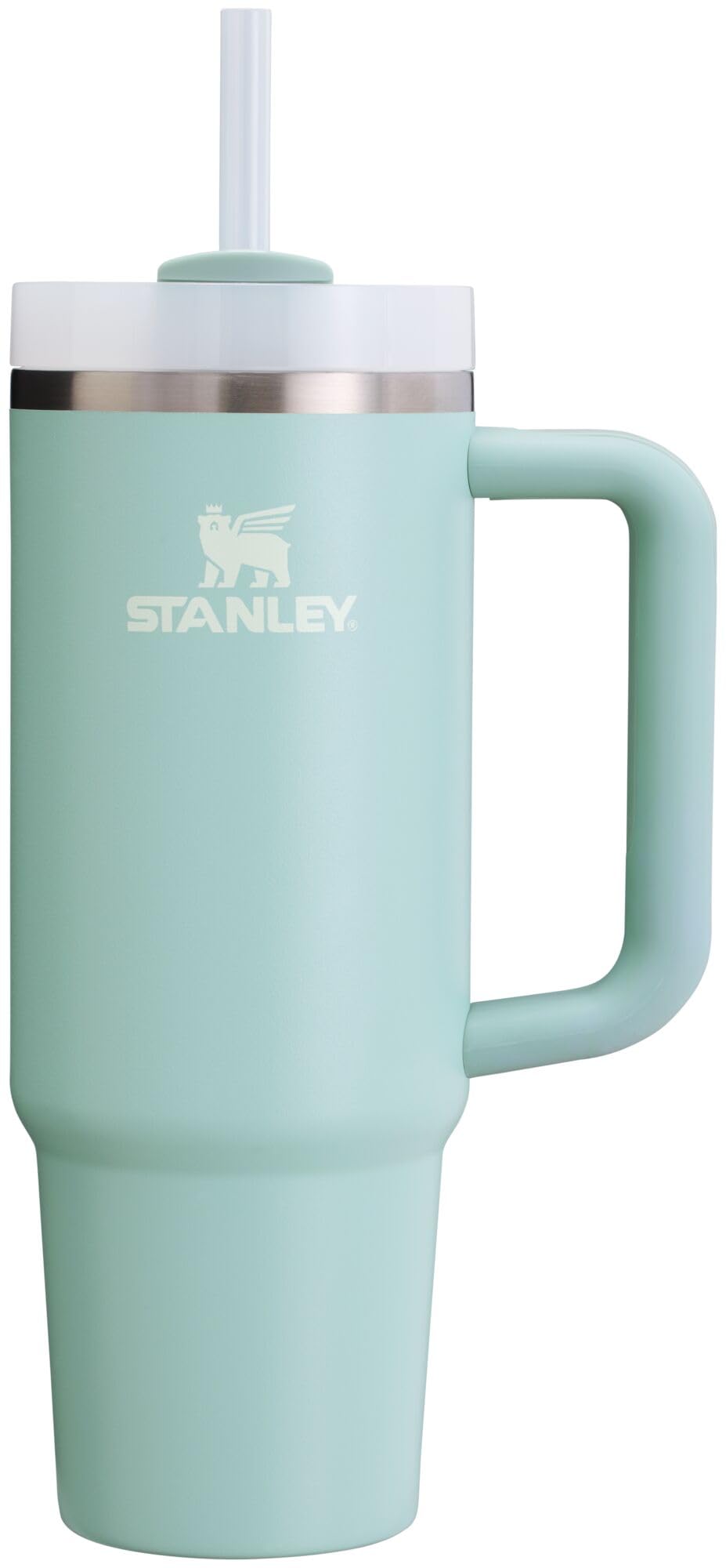 Stanley Quencher H2.0 Tumbler with Handle and Straw 30 oz | Flowstate 3-Position Lid | Cup Holder Compatible for Travel | Insulated Stainless Steel Cup | BPA-Free | Rose Quartz 2.0
