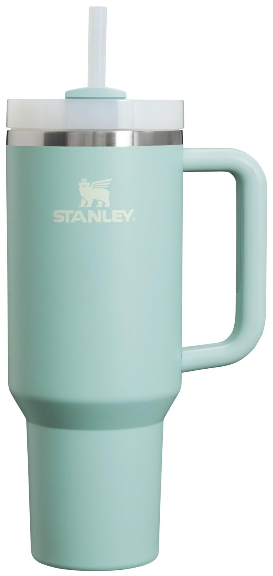 Stanley Quencher H2.0 Tumbler with Handle and Straw 30 oz | Flowstate 3-Position Lid | Cup Holder Compatible for Travel | Insulated Stainless Steel Cup | BPA-Free | Rose Quartz 2.0