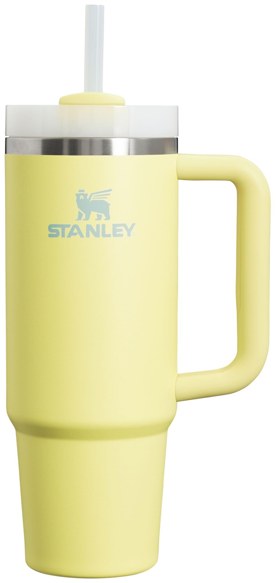 Stanley Quencher H2.0 Tumbler with Handle and Straw 30 oz | Flowstate 3-Position Lid | Cup Holder Compatible for Travel | Insulated Stainless Steel Cup | BPA-Free | Rose Quartz 2.0