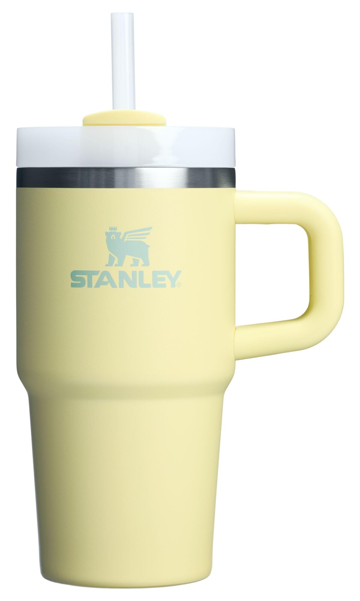 Stanley Quencher H2.0 Tumbler with Handle and Straw 30 oz | Flowstate 3-Position Lid | Cup Holder Compatible for Travel | Insulated Stainless Steel Cup | BPA-Free | Rose Quartz 2.0
