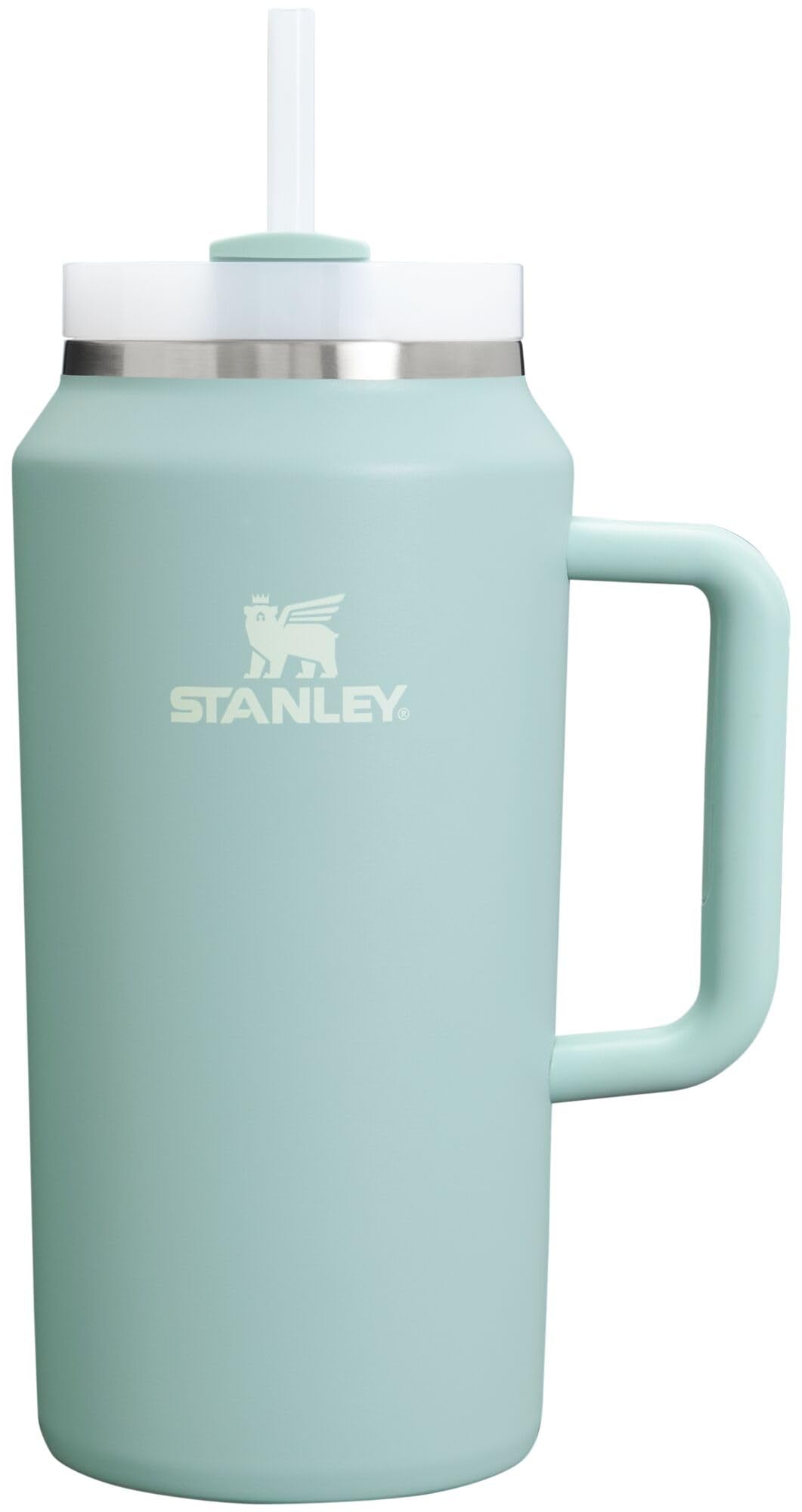 Stanley Quencher H2.0 Tumbler with Handle and Straw 30 oz | Flowstate 3-Position Lid | Cup Holder Compatible for Travel | Insulated Stainless Steel Cup | BPA-Free | Rose Quartz 2.0
