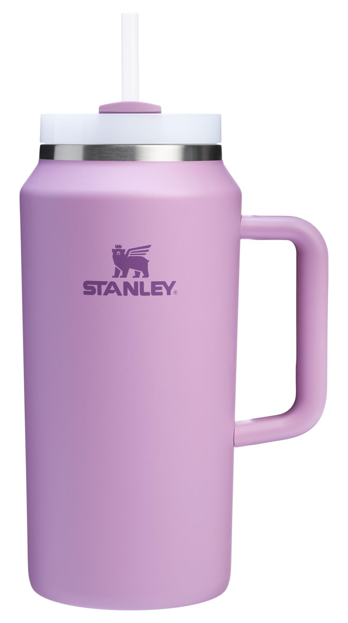 Stanley Quencher H2.0 Tumbler with Handle and Straw 30 oz | Flowstate 3-Position Lid | Cup Holder Compatible for Travel | Insulated Stainless Steel Cup | BPA-Free | Rose Quartz 2.0