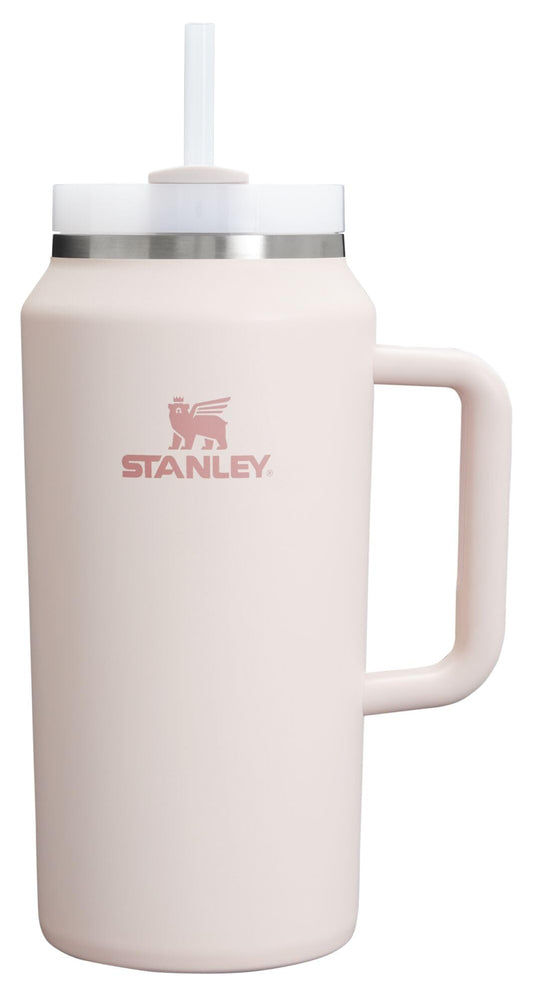 Stanley Quencher H2.0 Tumbler with Handle and Straw 30 oz | Flowstate 3-Position Lid | Cup Holder Compatible for Travel | Insulated Stainless Steel Cup | BPA-Free | Rose Quartz 2.0