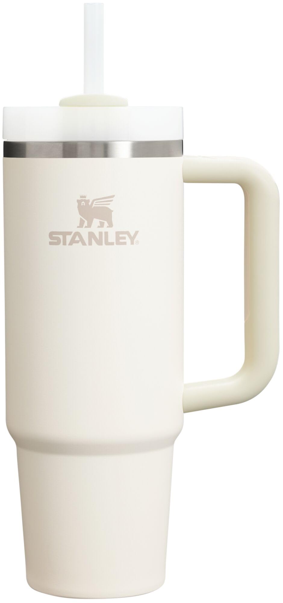 Stanley Quencher H2.0 Tumbler with Handle and Straw 30 oz | Flowstate 3-Position Lid | Cup Holder Compatible for Travel | Insulated Stainless Steel Cup | BPA-Free | Rose Quartz 2.0
