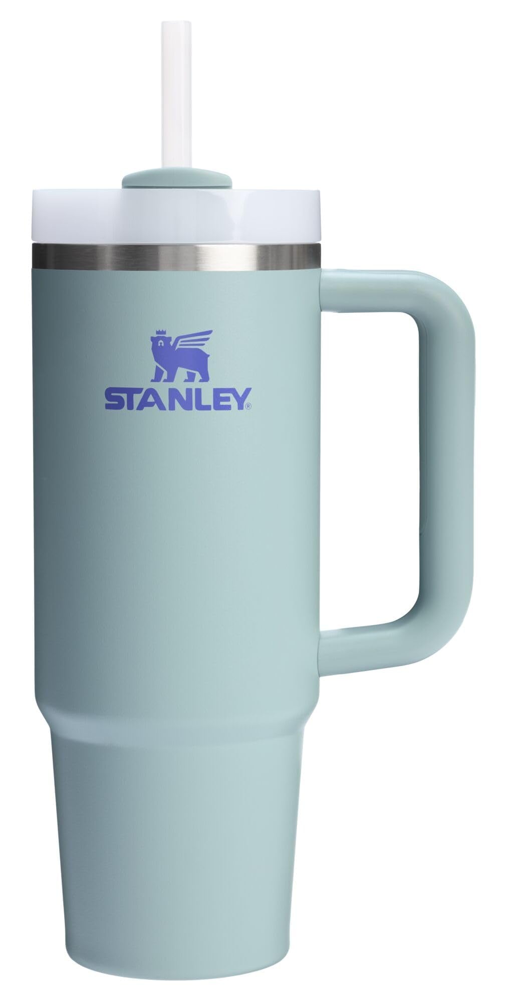 Stanley Quencher H2.0 Tumbler with Handle and Straw 30 oz | Flowstate 3-Position Lid | Cup Holder Compatible for Travel | Insulated Stainless Steel Cup | BPA-Free | Rose Quartz 2.0