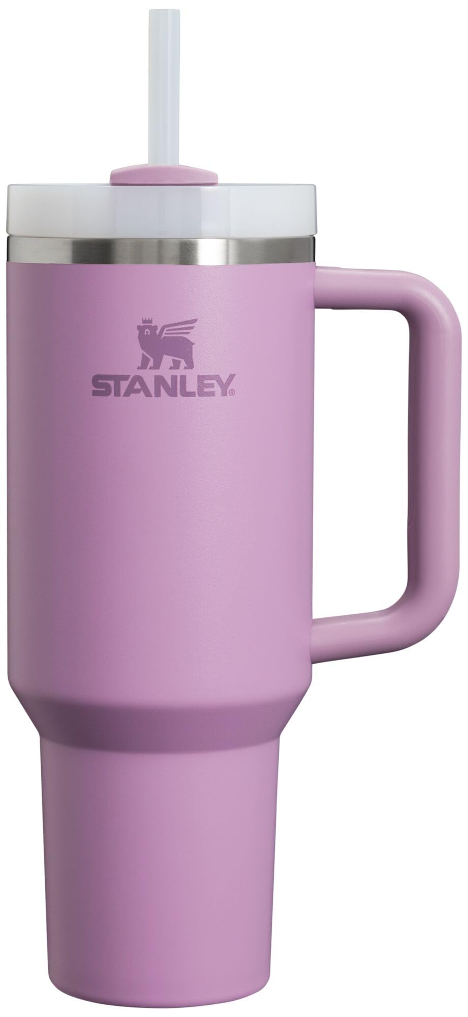 Stanley Quencher H2.0 Tumbler with Handle and Straw 30 oz | Flowstate 3-Position Lid | Cup Holder Compatible for Travel | Insulated Stainless Steel Cup | BPA-Free | Rose Quartz 2.0
