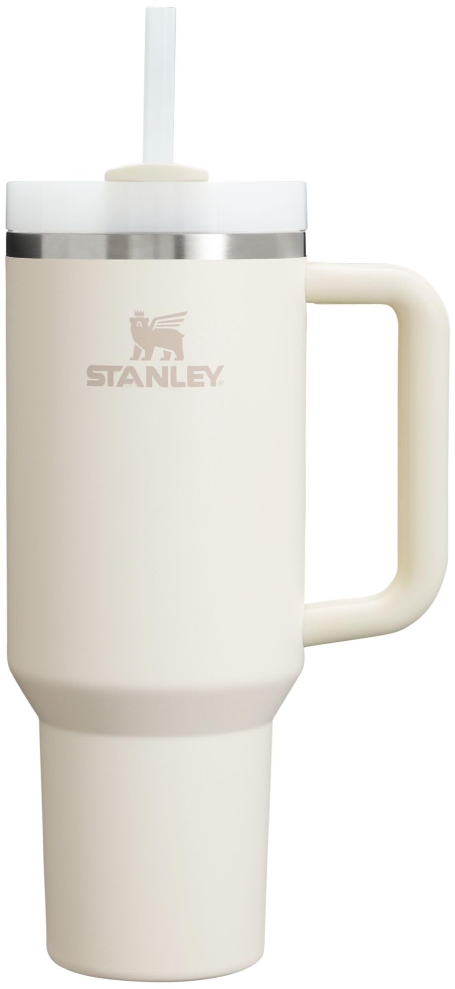 Stanley Quencher H2.0 Tumbler with Handle and Straw 30 oz | Flowstate 3-Position Lid | Cup Holder Compatible for Travel | Insulated Stainless Steel Cup | BPA-Free | Rose Quartz 2.0