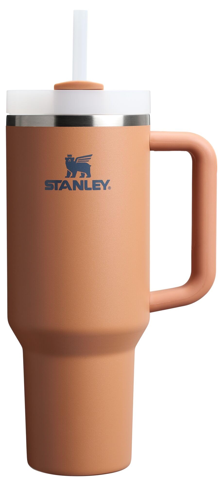 Stanley Quencher H2.0 Tumbler with Handle and Straw 30 oz | Flowstate 3-Position Lid | Cup Holder Compatible for Travel | Insulated Stainless Steel Cup | BPA-Free | Rose Quartz 2.0