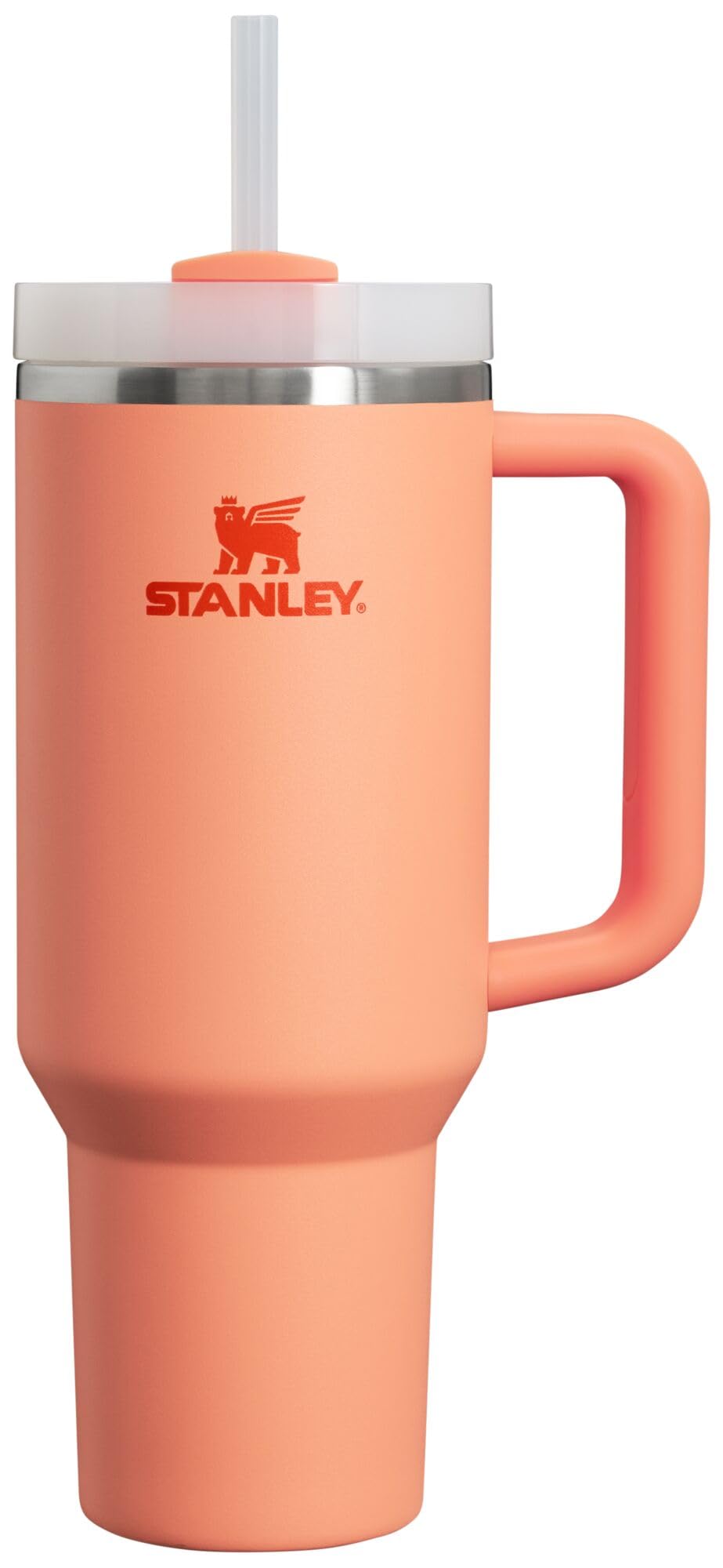 Stanley Quencher H2.0 Tumbler with Handle and Straw 30 oz | Flowstate 3-Position Lid | Cup Holder Compatible for Travel | Insulated Stainless Steel Cup | BPA-Free | Rose Quartz 2.0