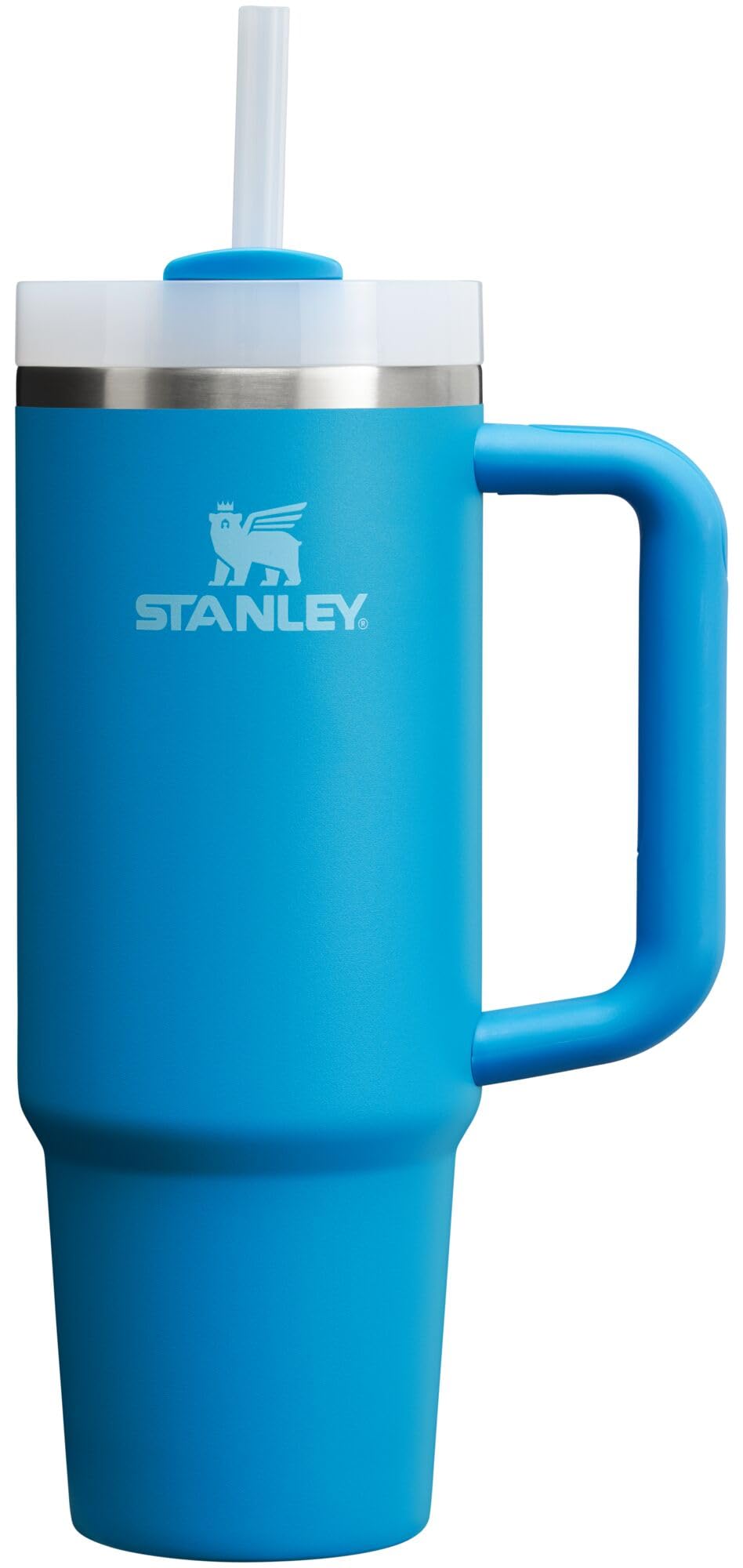 Stanley Quencher H2.0 Tumbler with Handle and Straw 30 oz | Flowstate 3-Position Lid | Cup Holder Compatible for Travel | Insulated Stainless Steel Cup | BPA-Free | Rose Quartz 2.0